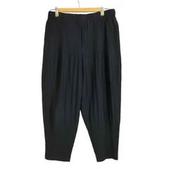 オムプリッセ　パンツ　BASIC Homme Plissé Issey Miyake Basic スリムパンツ | ブラック