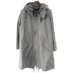 THE RERACS ザ リラクス 18AW LONG MODS COAT WITH LINER ライナー付きモッズコート カーキ系 46のサムネイル