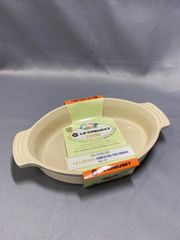 LE CREUSET ルクルーゼ グラタン皿 陶器オーブンウェア【未使用】