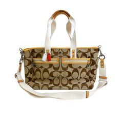 コーチ F14871 大容量 ハンドバッグ 2wayバッグ ショルダーバッグ COACH ベージュ