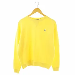 ポロ バイ ラルフローレン Polo by Ralph Lauren ポニー刺繍 クルーネック スウェットプルオーバー トレーナー 長袖 M イエロー /ES ■OS