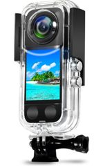 ★Insta 360 one X3アクションカメラ用防水ケース 水中ダイビング保護ハウジング 40m ブラケットアクセサリー付き