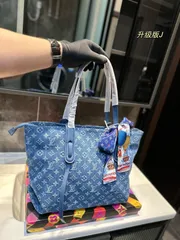 今日特価！LV デニム刺繍トートバッグ 全国送料無料（一部除く）-WT0輸入