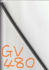 シフト 協栄製作所 SHIFT グラファイトワイパーラバー graphite wiper rubber GV480 6mm幅 480mm用 1本 GV-480