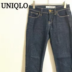 ユニクロ スキニーフィットクロップドデニム ローライズ きれいめカジュアル