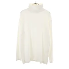 green label relaxing グリーンレーベルリラクシング 長袖 ハイネック カットソー M ホワイト メンズ 古着