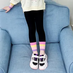 ☆ ブラック ☆ 160cm ☆ レギンス キッズ lypa297 レギンス キッズ 女の子 レギンスパンツ 子供 こども 子ども タイツ スパッツ スポーツ ダンス 子供服 ストレッチ 長ズボン ガールズ ジュニア レッスン着 部屋着 ルームウェア 絞り