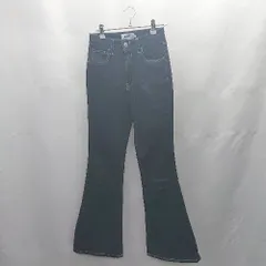 ◇ Θ AZUL BY MOUSSY アズールバイマウジー フレアパンツ サイズS ネイビー系 レディース E  【1412260023481】