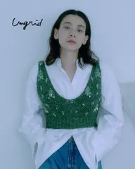 【SALE】スパンコールデザインニットビスチェ/Ungrid/アングリッド/112452607601