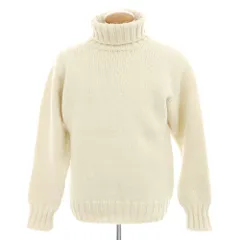 【中古】アナトミカ ANATOMICA ウール タートルネック プルオーバーニット オフホワイト【サイズ40】【メンズ】のサムネイル