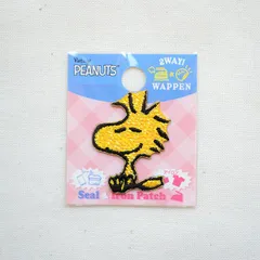 ワッペン アイロン スヌーピー ウッドストック ビンテージ シール ミニ S02Y2399 ポーチ ぬいぐるみ