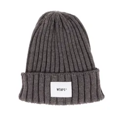 新品 WTAPS ダブルタップス 19AW ビーニー ニットキャップ BEANIE 01 グレー 帽子 ブランド シンプル ストリート ミリタリー カジュアルのサムネイル