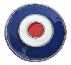 MODS イギリス空軍 ターゲット柄 ベルト用 バックル◆UK モッズ TARGET パンクロック バックル◆London SOHO ストリートマーケットから直輸入♪