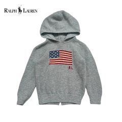 1495◯ RALPH LAUREN セーター　ニット　グレー　24M