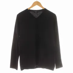 エポカ ウォモ EPOCA UOMO ロンT Vネック ストレッチ 長袖 カットソー 48 M ネイビー 紺 /☆Gのサムネイル
