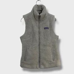☆patagonia☆パタゴニア☆ロスガトスベスト☆ボアフリースベスト☆グレー☆M☆F25M