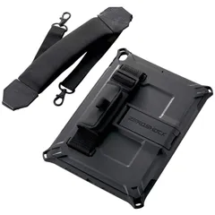 【在庫セール】エレコム iPad Air 10.5 (第3世代 / 2019年) iPad Pro 10.5 (第1世代 / 2017年) フィルム ケース フルプロテクトケース ZEROSHOCK 耐衝撃 ショルダーベルト付 ブラック TB-A19MHVBK