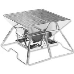 【在庫処分】焚き火台 アウトドアコンロ バーベキューコンロ 折りたたみ BBQコンロ １台2役 CARBABY 2-4人用 灰受けケース付き 収納袋付
