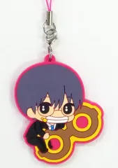 【中古】ストラップ(キャラクター) 志村新八 「銀魂 カプセルラバーマスコット～糖分摂取祭りィィィ!～」