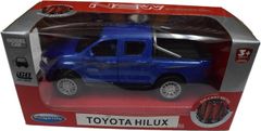 【業界最安値】【在庫豊富】Toyota Hilux 1/40スケール 赤/青/白/黒/黄 DIECAST ダイキャスト ミニカー プルバック機能付き 完成品(blue)