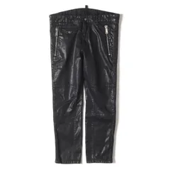 【新品】DSQUARED2 ディースクエアード パンツ サイズ:44 / コーティング ストレッチ デニム スキニー バイカー パンツ (S74KA0790 S39021) / ブラック 黒 / イタリア製 / ボトムス ズボン【メンズ】