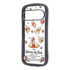 Google Pixel 10/10 Pro / ディズニー Pufful 耐衝撃 ハイブリッドケース / プーさんとはちみつ4