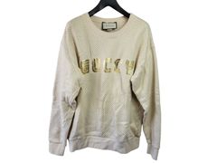 グッチ Guccy ロゴトレーナー オフホワイト スウェット トレーナー トップス GUCCI