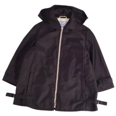 美品 プラダ PRADA ジャケット パーカー フード付き ジップアップ ナイロ
