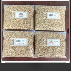 コーヒー生豆　モカ　４種　　各２００g