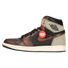 NIKE (ナイキ) AIR JORDAN 1 HIGH OG RUST SHADOW エアジョーダン1 ハイ OG ラスト シャドー ハイカットスニーカー US9/27cm ブラック/グレー 555088-033
