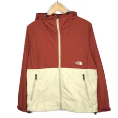 【倉吉店】 中古 THE NORTH FACE | ザ・ノースフェイス ナイロンジャケット Compact Jacket コンパクトジャケット NPW72230 ブラウン×アイボリー サイズ：M 【111】
