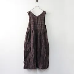 サマンサモスモス Samansa Mos2 SM2 35th柄切替前後着ノースリーブワンピース F/ブラウン系 ロング フレア マキシ丈【2400014252682】