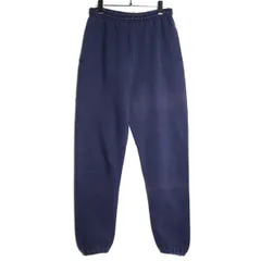 90's USA製 LLビーン×ラッセル ソリッドカラーポケット付 スウェットパンツ 紺 (W-M) 無地 90年代 L.L.BEAN アメリカ製 旧タグ スエット　アメリカ古着 USED  ビンテージ ヴィンテージ