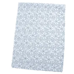 帯揚げ レース 振袖用 花 おしゃれ ライトブルー 日本製 オールシーズン 着物 和装 大人 レディース 成人式 No.wk-obiage-0001-10-7186