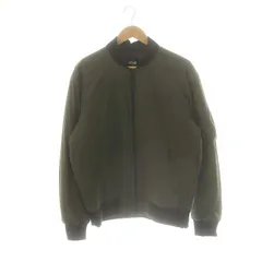 ザノースフェイス THE NORTH FACE NY81862 TRANSIT BOMBER JK MA-1 ジャケット ブルゾン ナイロン 中綿 M カーキ /MI ■OS ■ADのサムネイル
