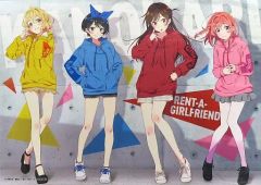 [중고] 태피스트리(대형) 집합 B2 태피스트리 [그녀, 빌려드립니다×아틀레 아키하바라] 캬라토쿠지 mini 당 경품