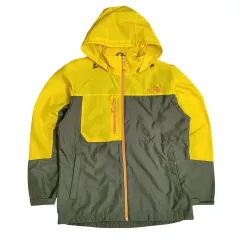 THE NORTH FACE(ザノースフェイス) カーキ 黄色 バイカラー ウインドブレーカー 105