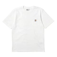 【新品・未使用】CARHARTT (S/S POCKET T-SHIRTS) WHITE カーハート 半袖ポケットT-シャツ ホワイト USサイズ Mサイズ Lサイズ