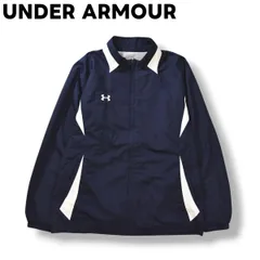 【定番】 アンダ―アーマー UNDER ARMOUR ウィンド ジャケット ジャンパー ブルゾン ジップアップ 裏地 メッシュ ラグランスリーブ XL ネイビー スポーツ カジュアル ウェア ルーズ オーバーサイズ メンズ