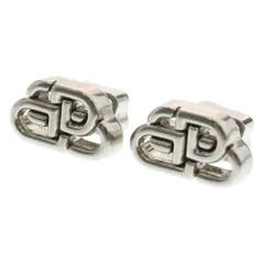 BALENCIAGA バレンシアガ BB ロゴ ピアス シルバー 片耳 バレンシアガ BALENCIAGA BALENCIAGA ピアス B CHAIN XS