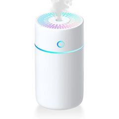 KOLATY 加湿器 小型 卓上 超音波加湿器 【2024新型 7色LEDライト】 卓上加湿器 除菌 大容量250ML 車用加湿器 水漏れ防止 2段階ミスト USB給電式 長時間連続加湿 静音 ミニ加湿器 持ち運び便利 軽量 ポータブル加湿器 自動停止機能 1