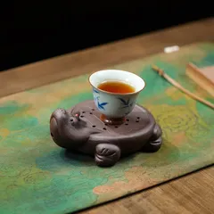 亀 カメ 紫砂 置物  トレイ コースター オブジェ 風水 運気 開運 縁起物 厄除け 金運 仕事運 健康運 伝統的 高品質 インテリア 玄関 財運 運気アップ 玄関 リビング 可愛い