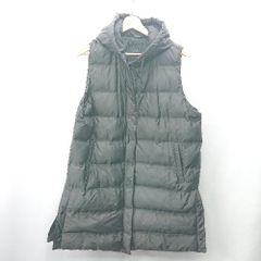 ◇ ⊇ ZARA ザラ ノ－スリ－ブ ダウンベスト サイズUSA XL ブラック レディース E  【1409240038009】