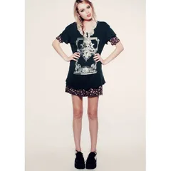 在庫処分特価 ワイルドフォックス WILDFOX HIPPIE CREW-Tシャツ MILAN WCJ741M22 KBLK サイズ Sのサムネイル