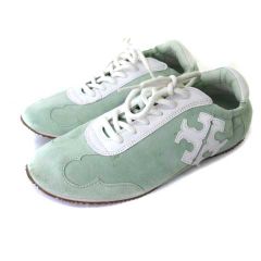 トリーバーチ TORY BURCH スニーカー シューズ スエード ミントグリーン 23.5cm