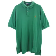 ポロバイラルフローレン 半袖 ポロシャツ L グリーン系 Polo by Ralph Lauren メンズ 古着 【240414】