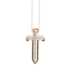 DAMIANI (ダミアーニ) YOSHIDAスペシャルモデル スパーダ ネックレス ホワイトゴールド ピンクゴールド ダイヤモンド シルバー/ゴールド 20096863のサムネイル