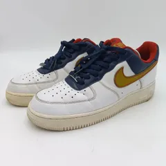 NIKE ナイキ AIR FORCE1 XXV エアフォース1XXV スニーカー ネイビー ホワイト ゴールド 26.5cm メンズ C-2-6