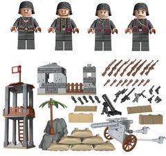 ブロックのおもちゃ レゴ互換 ミリタリーミニフィグシリーズ【ドイツ軍】セット10