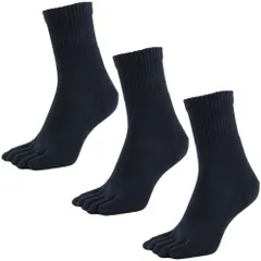 【新着商品】[アスカ] 5本指ソックス 厚底パイル 強靭補強 綿100 ハーフ丈 メンズ レディース